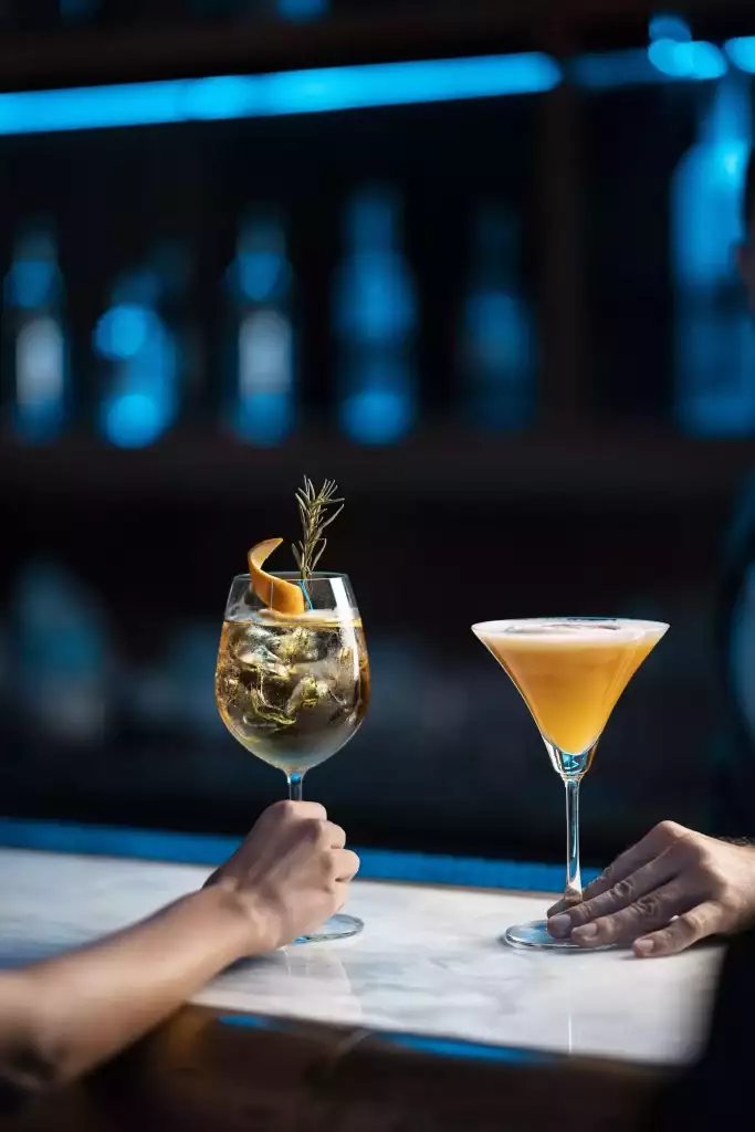 Girls having a drink at Ekai Dubai